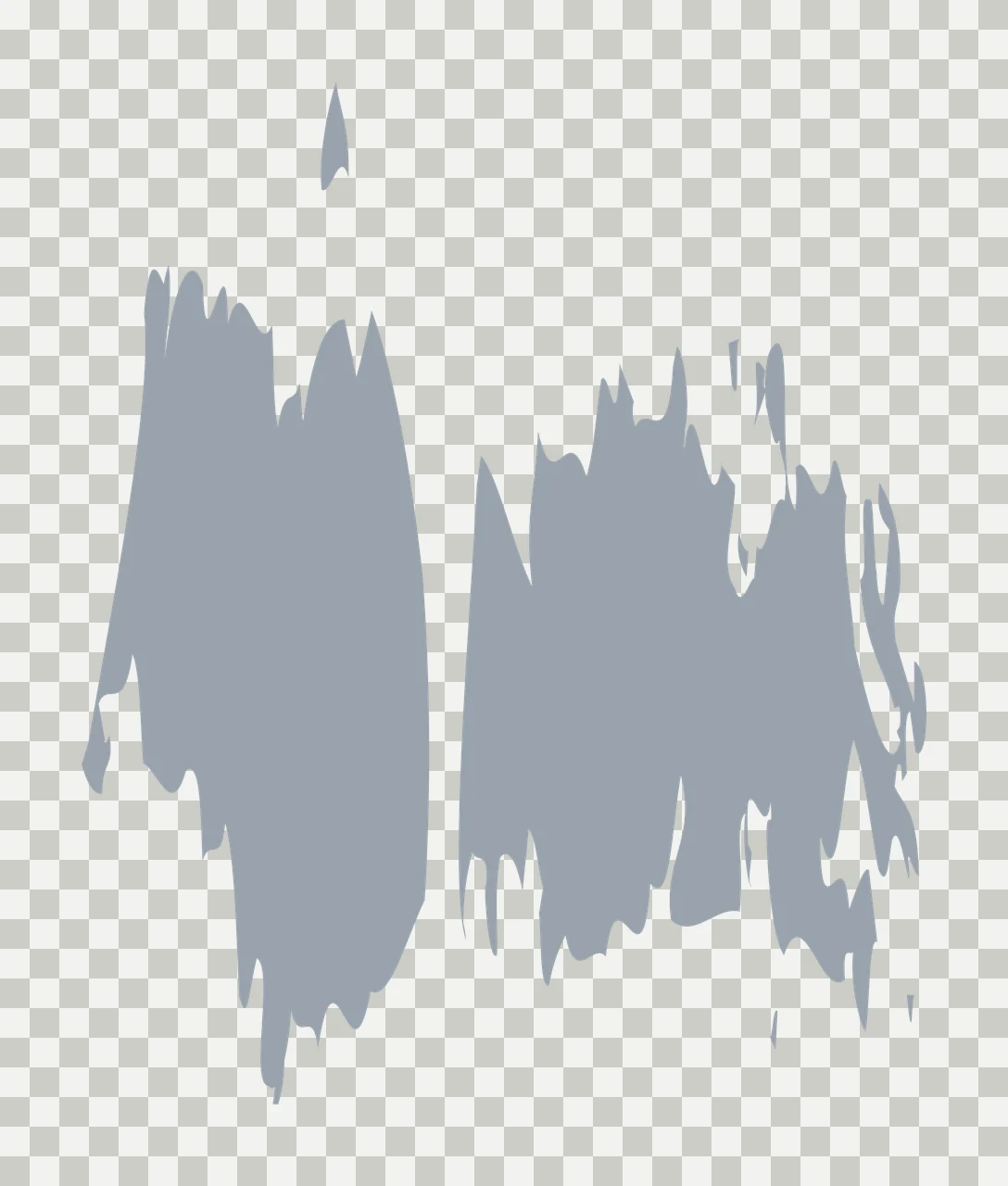 Keychain Vertical Brush Stroke Ink Marks strokes painted brushwork transparency and detail preview thumbnail
