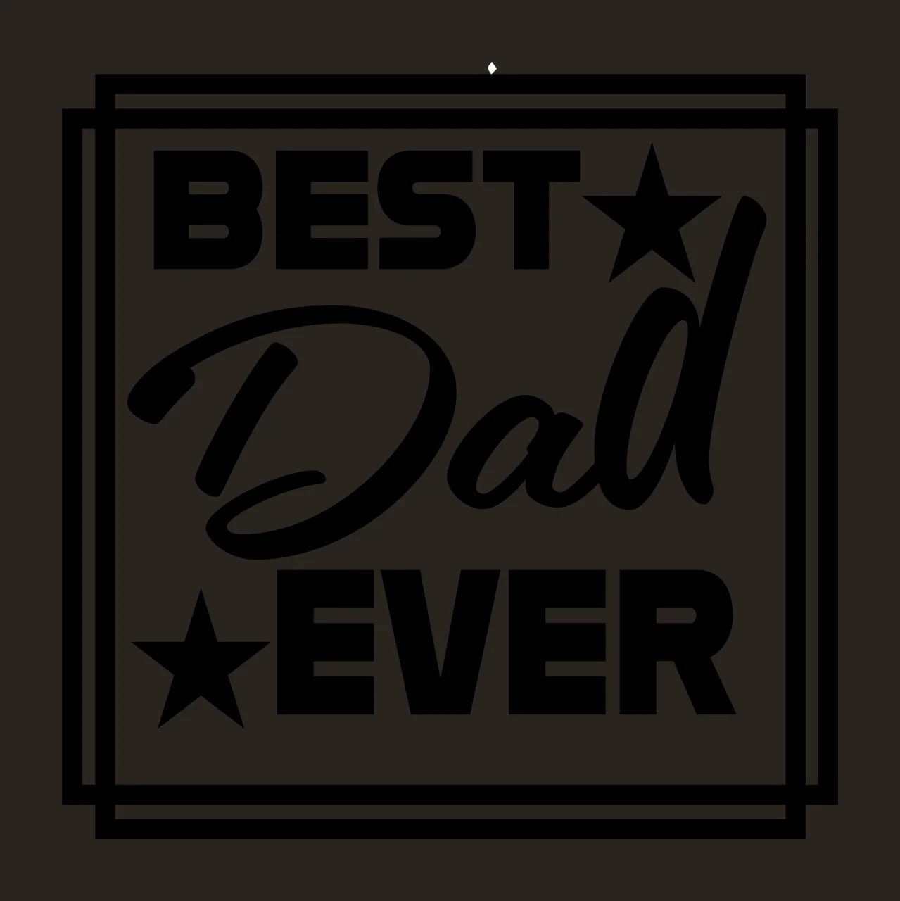 Black Text Framed By A Double Box stars border minimalist graphic contrast preview thumbnail