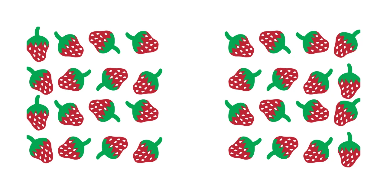Can Glass Wrap Repeating Black Shapes On White grid pears iconography