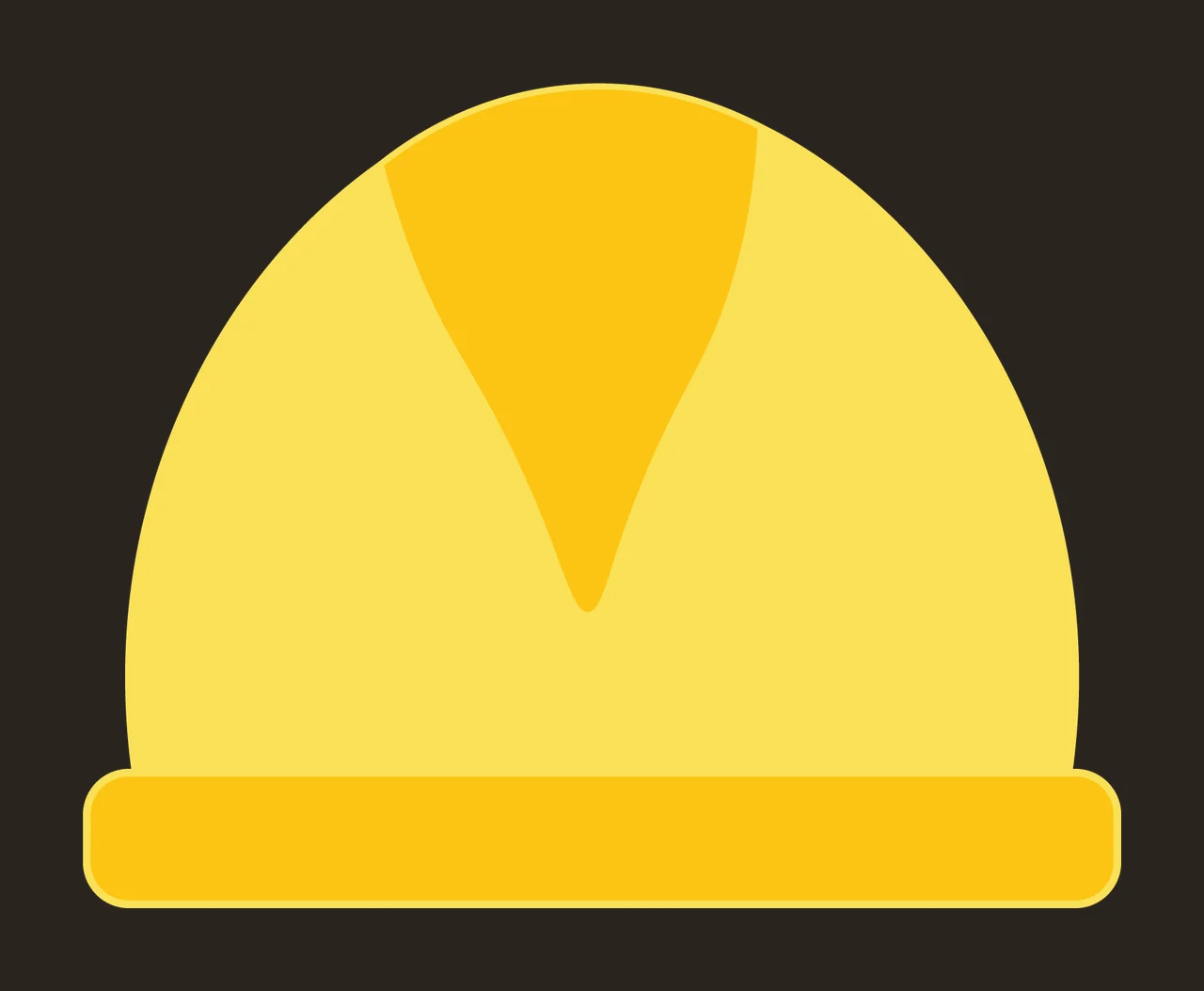 Solid Black Dome Shape With A Flat Horizontal stationary base contrast preview thumbnail