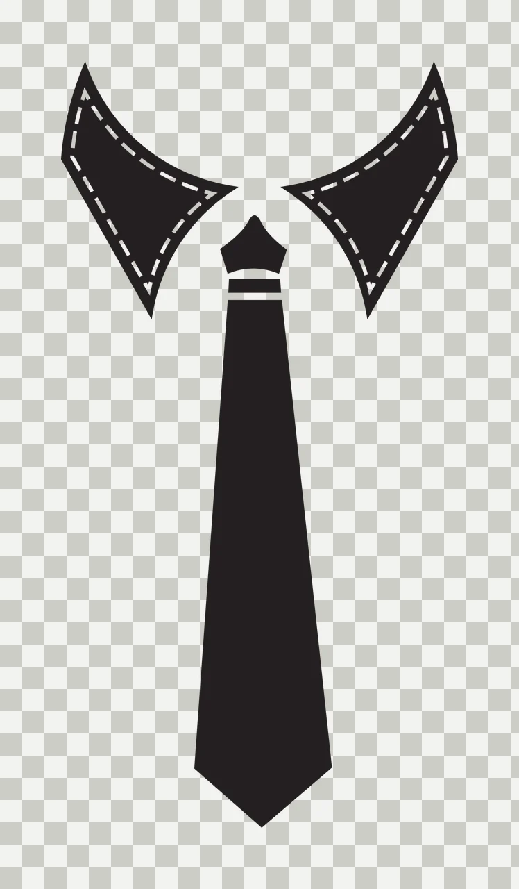 Collared Shirt And Tie Graphic collar black white clothing transparency and detail preview thumbnail