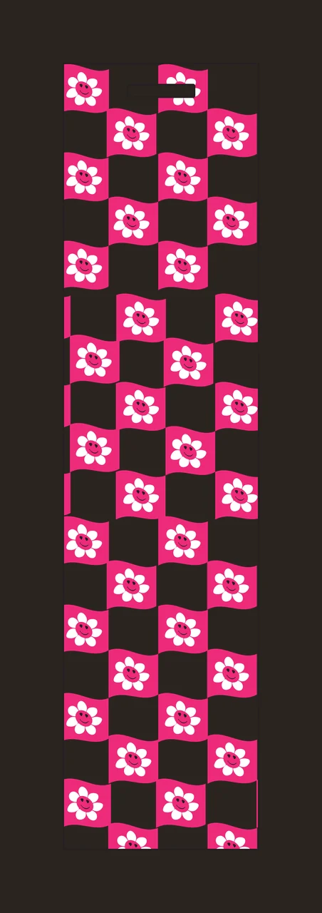 Bookmark Vertical Checkered Flag Pattern Patterned squares contrast preview thumbnail