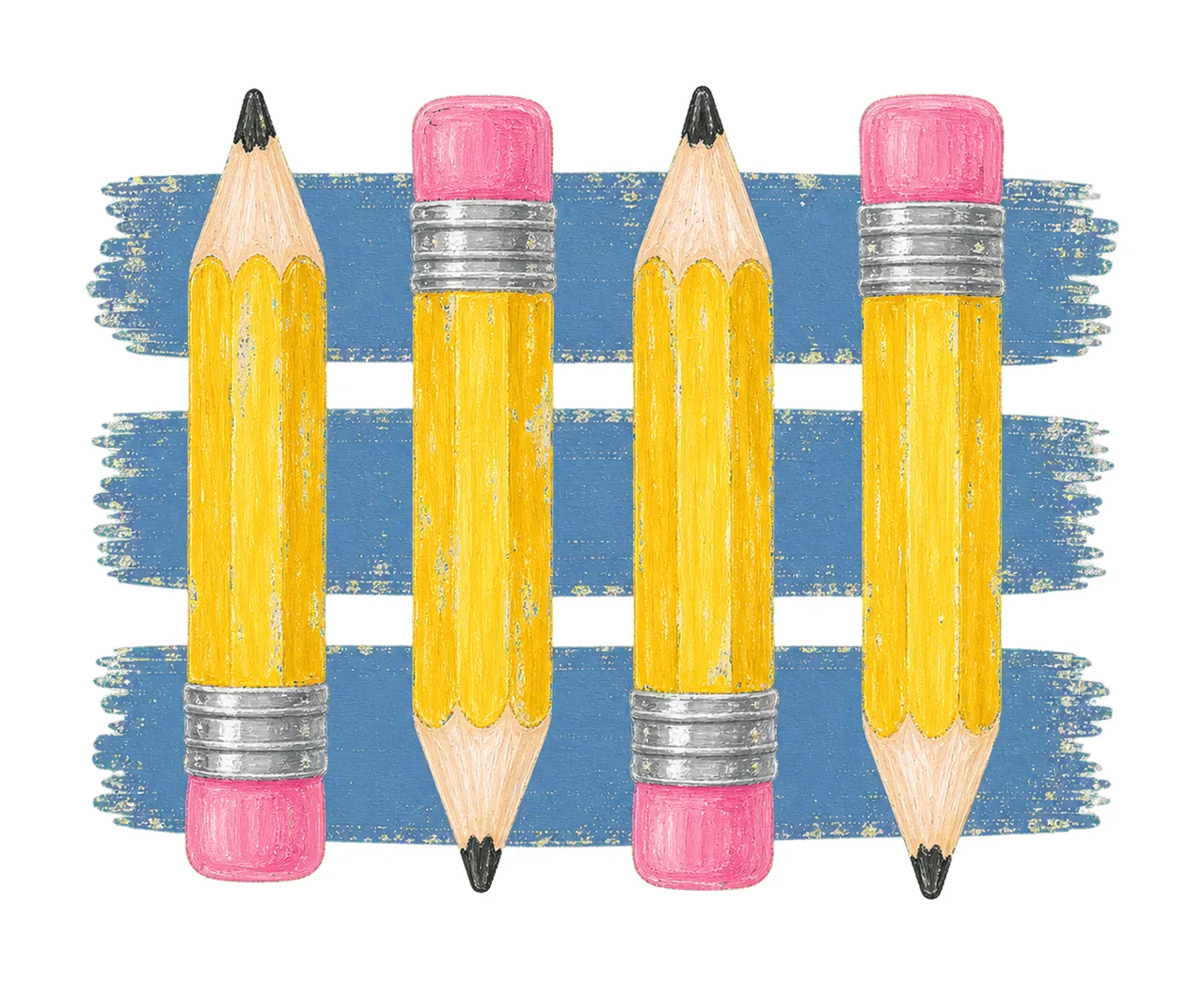Coastal Pencil Stripes Fall Teacher Mom Teaching Variation E