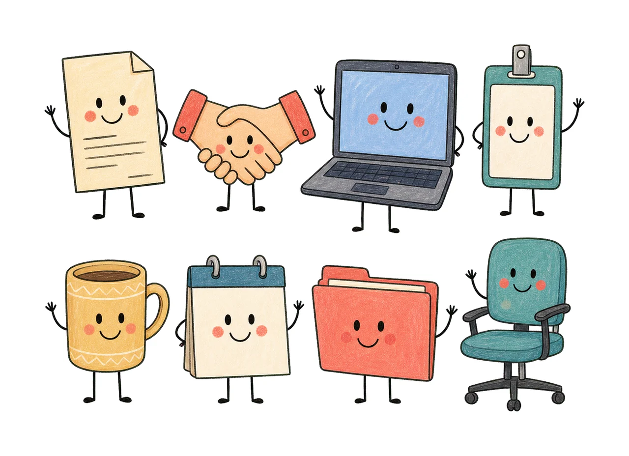 Human Resources Doodle Crew Cute HR Gift HR Variation A