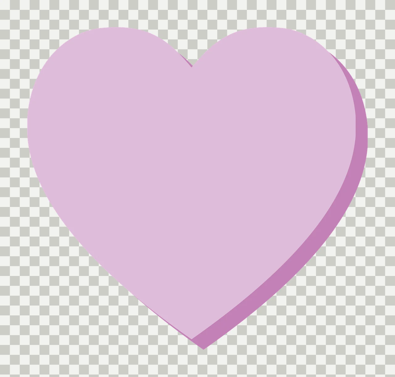 Keychain Black Heart Icon Centered silhouette shape love symbol transparency and detail preview thumbnail