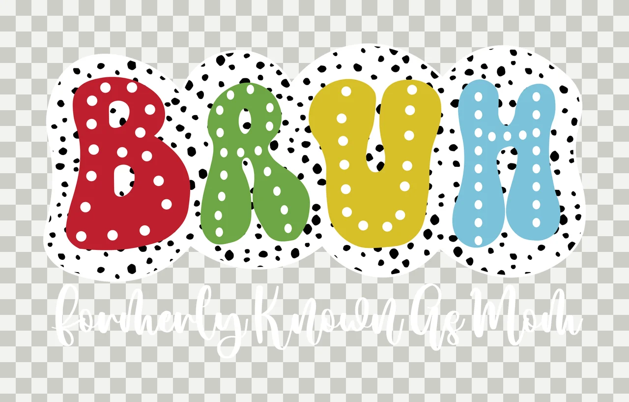 Formerly Known As Mom Text Label Shape Silhouette Black Plain transparency and detail preview thumbnail