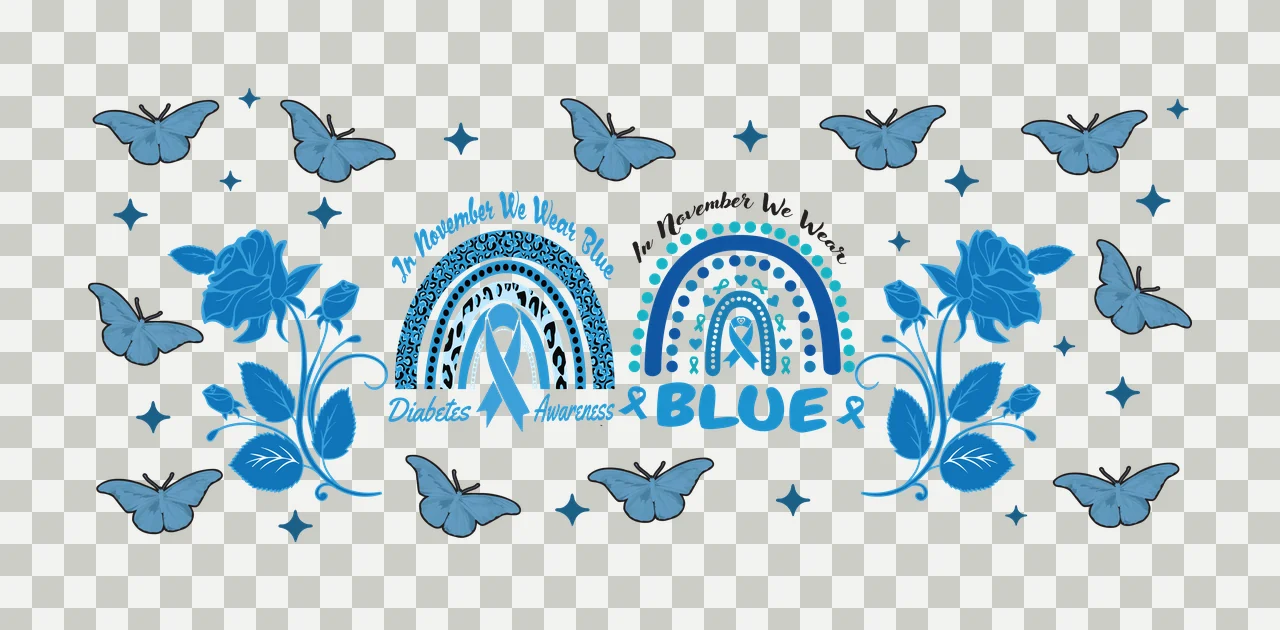 Can Glass Wrap Pattern text and symbols Displaying rainbow transparency and detail preview thumbnail