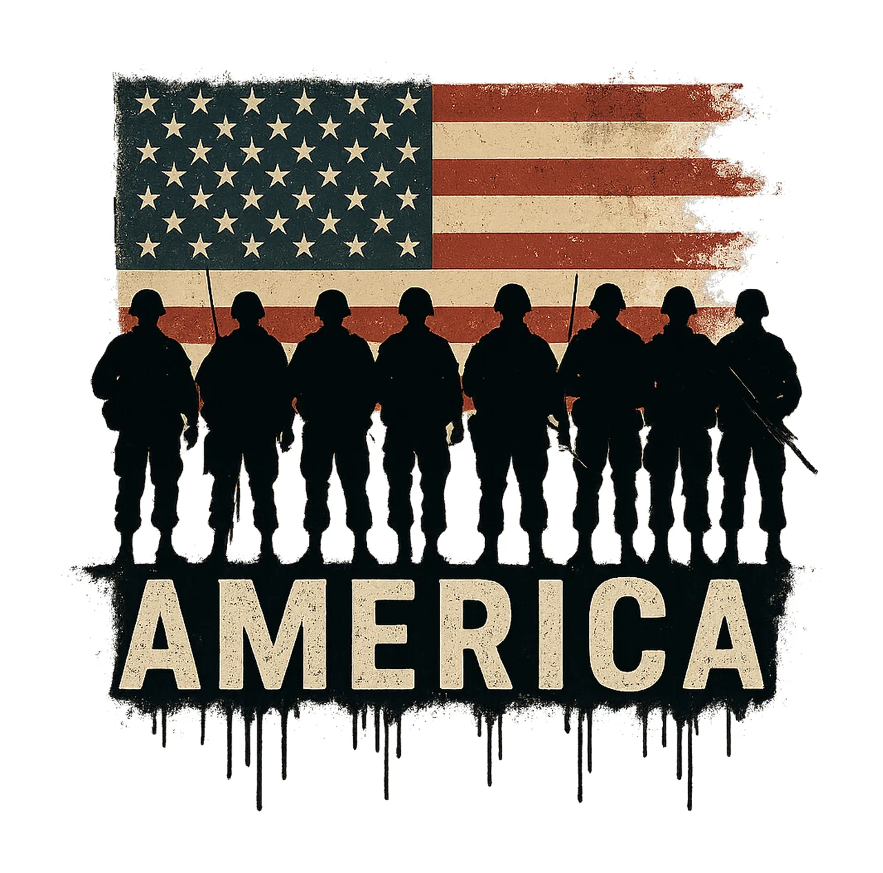 Proud Veteran Patriotic Veteran Digital Military Shirt