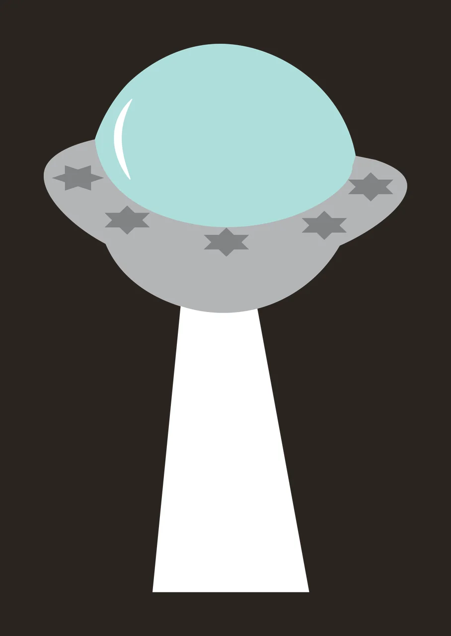Black Silhouette Of A Circular Shape On Vertical circle stem contrast preview thumbnail