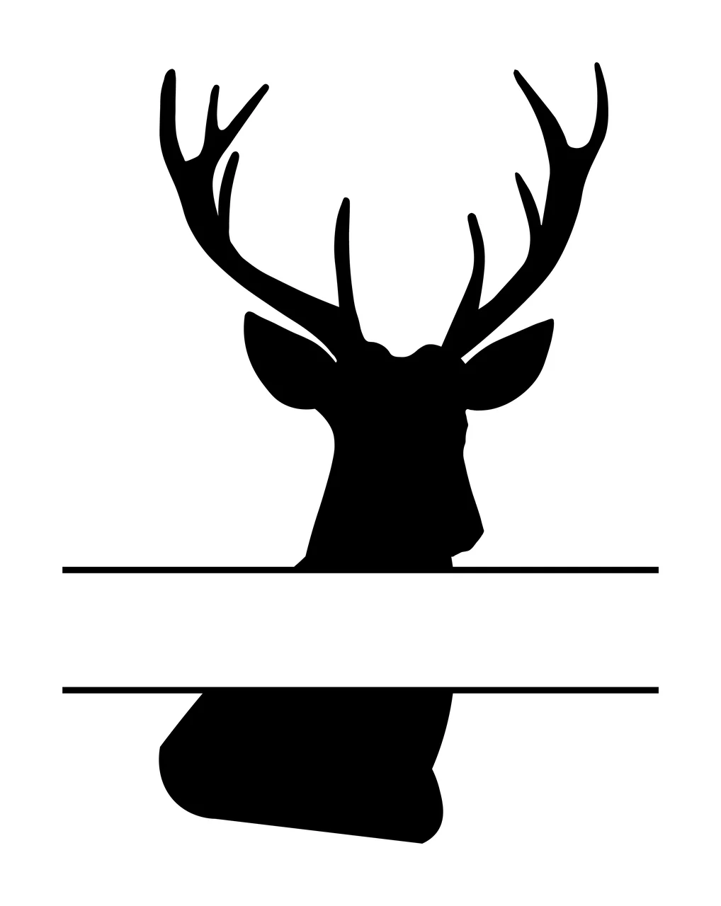 Can Glass Wrap Deer With Head And Antlers