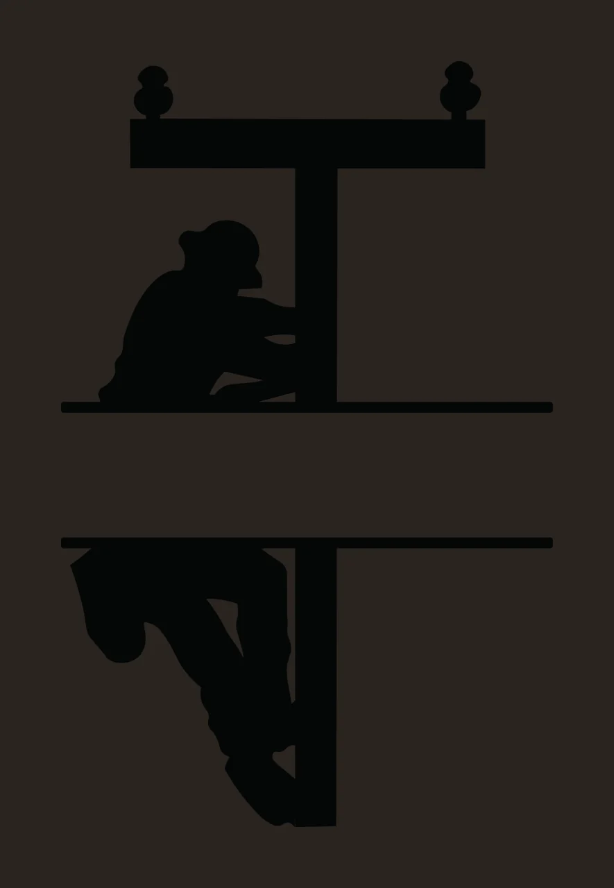 Lineman Monogram Character 03 scalable logo design icon contrast preview thumbnail