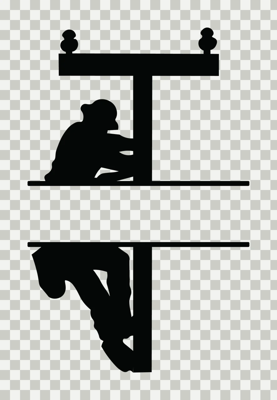 Lineman Monogram Character 03 scalable logo design icon transparency and detail preview thumbnail