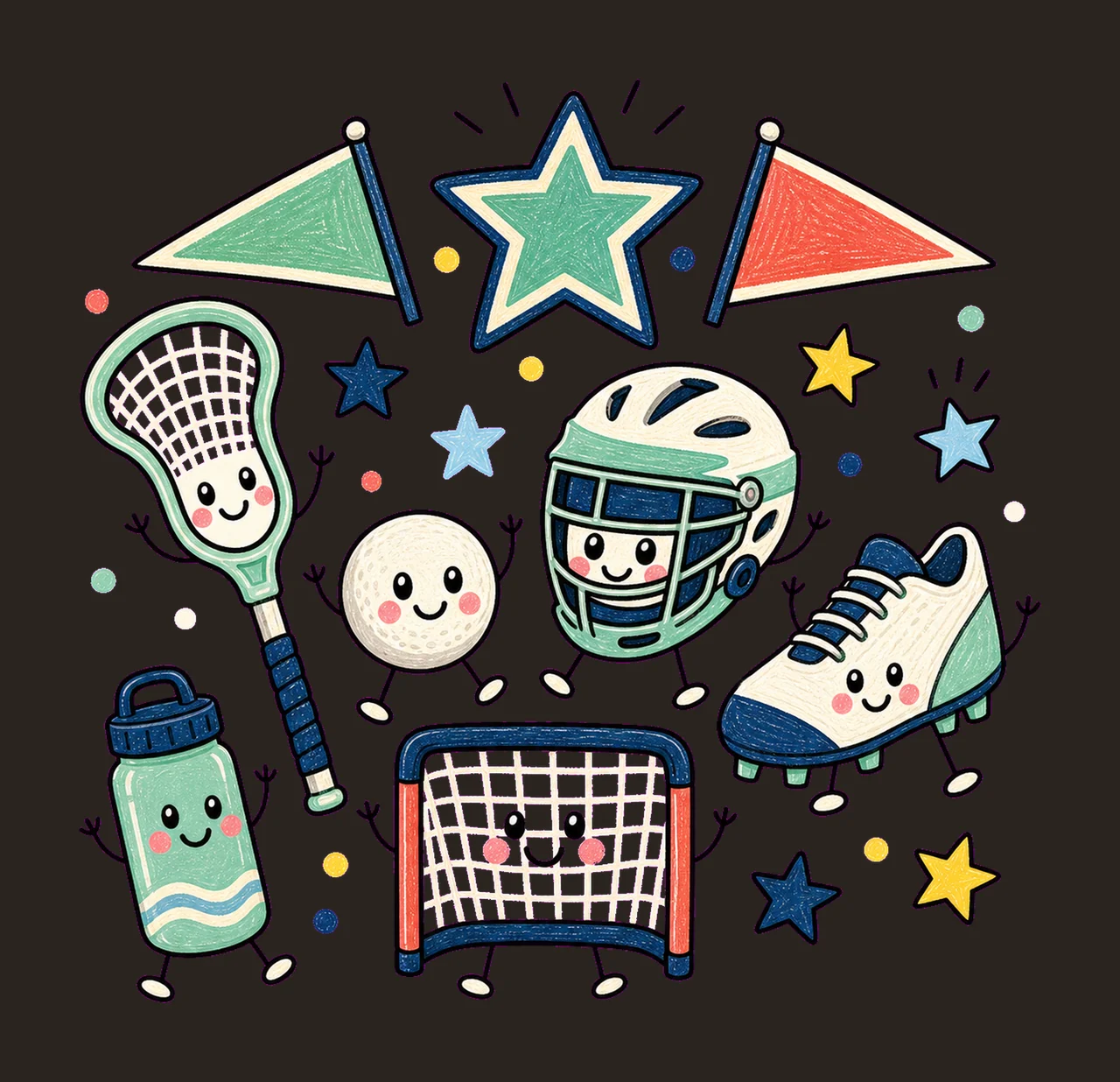 lacrosse 03 retro varsity sublimation instant shirt design contrast preview thumbnail