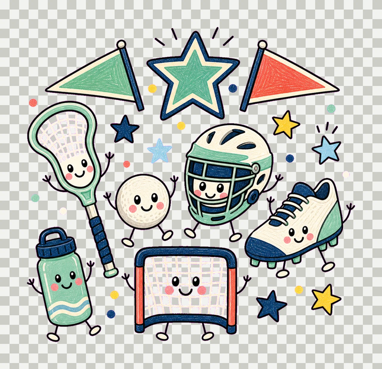 lacrosse 03 retro varsity sublimation instant shirt design transparency and detail preview thumbnail