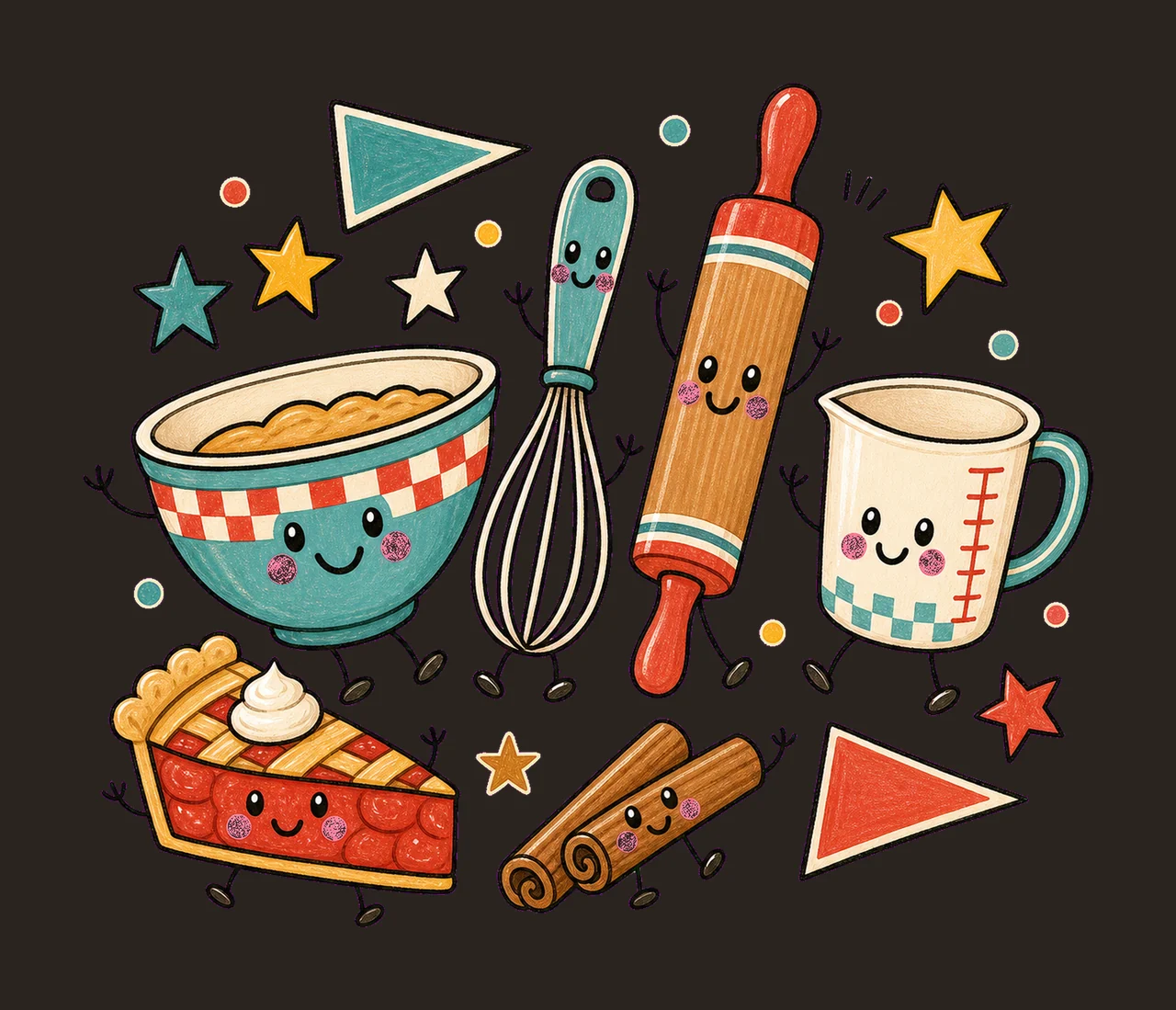 fall baking 03 retro varsity sublimation instant shirt contrast preview thumbnail