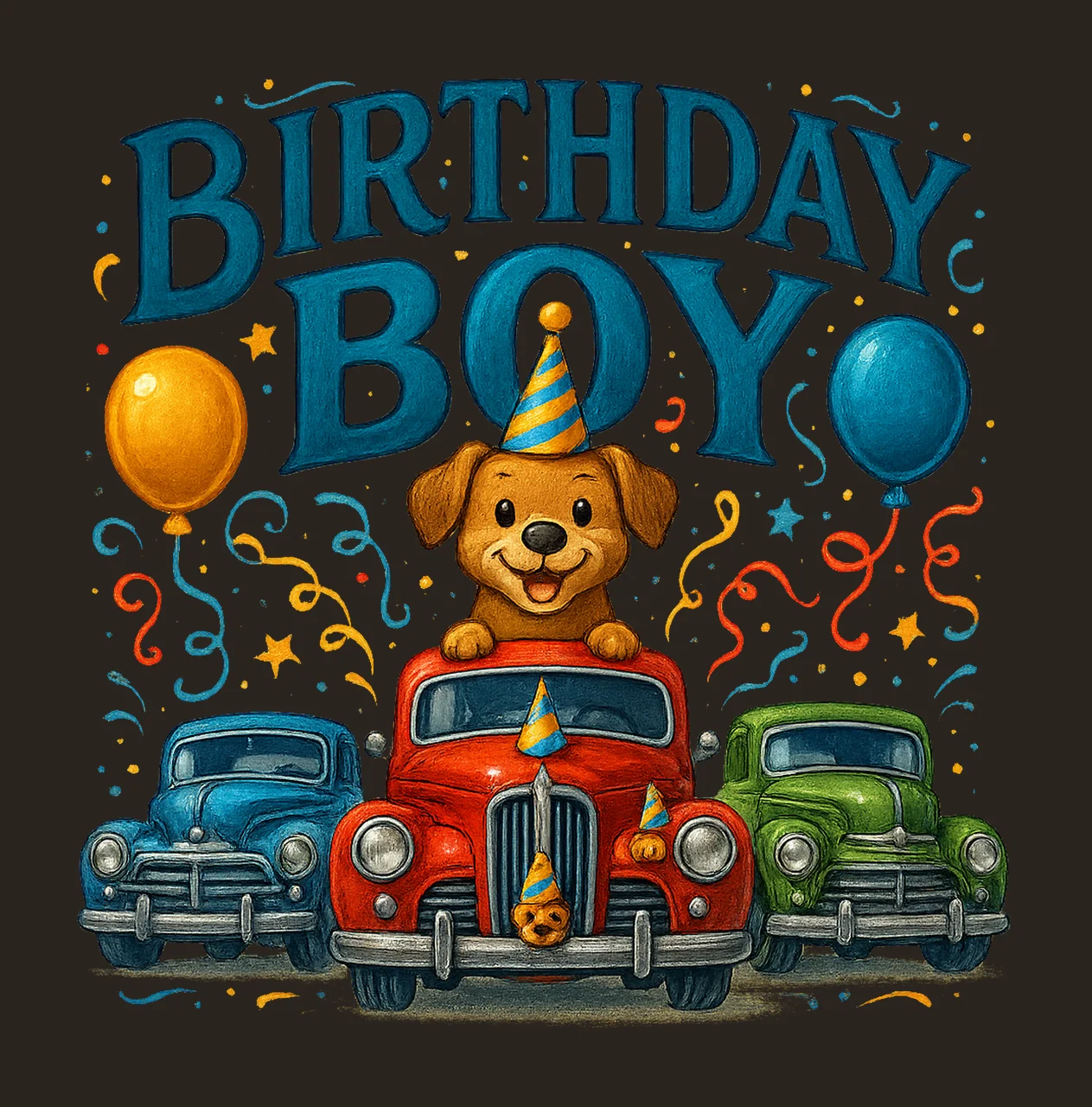 Birthday Boy Sublimation Design Rex Dinosaur 4th Birthday contrast preview thumbnail