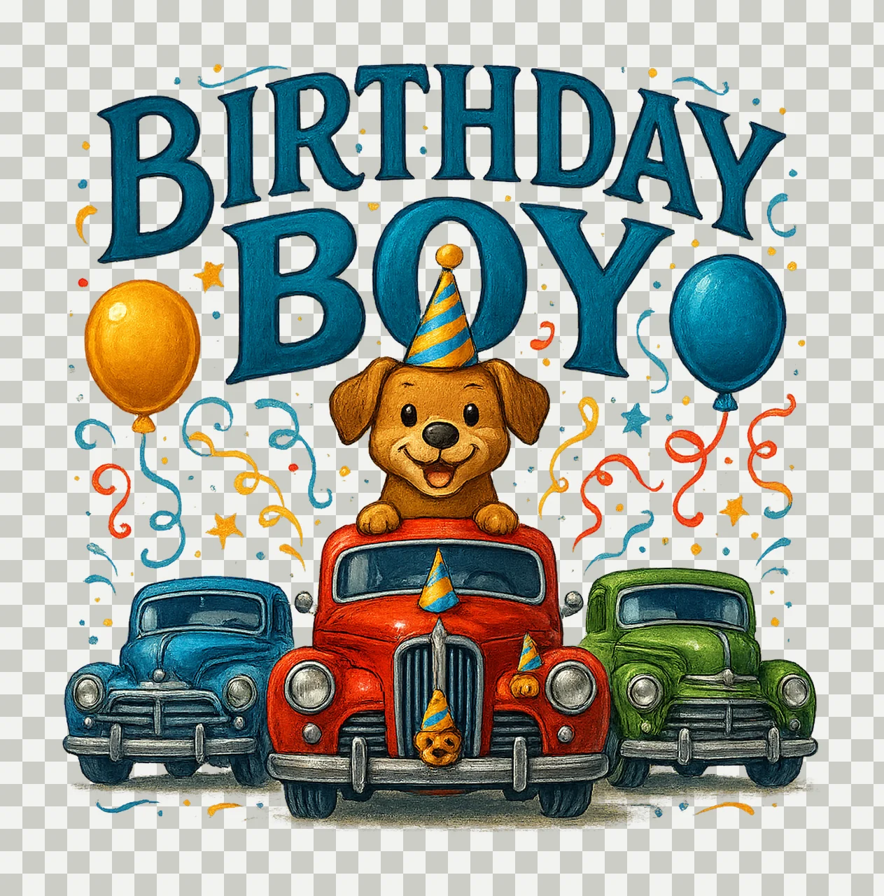 Birthday Boy Sublimation Design Rex Dinosaur 4th Birthday transparency and detail preview thumbnail