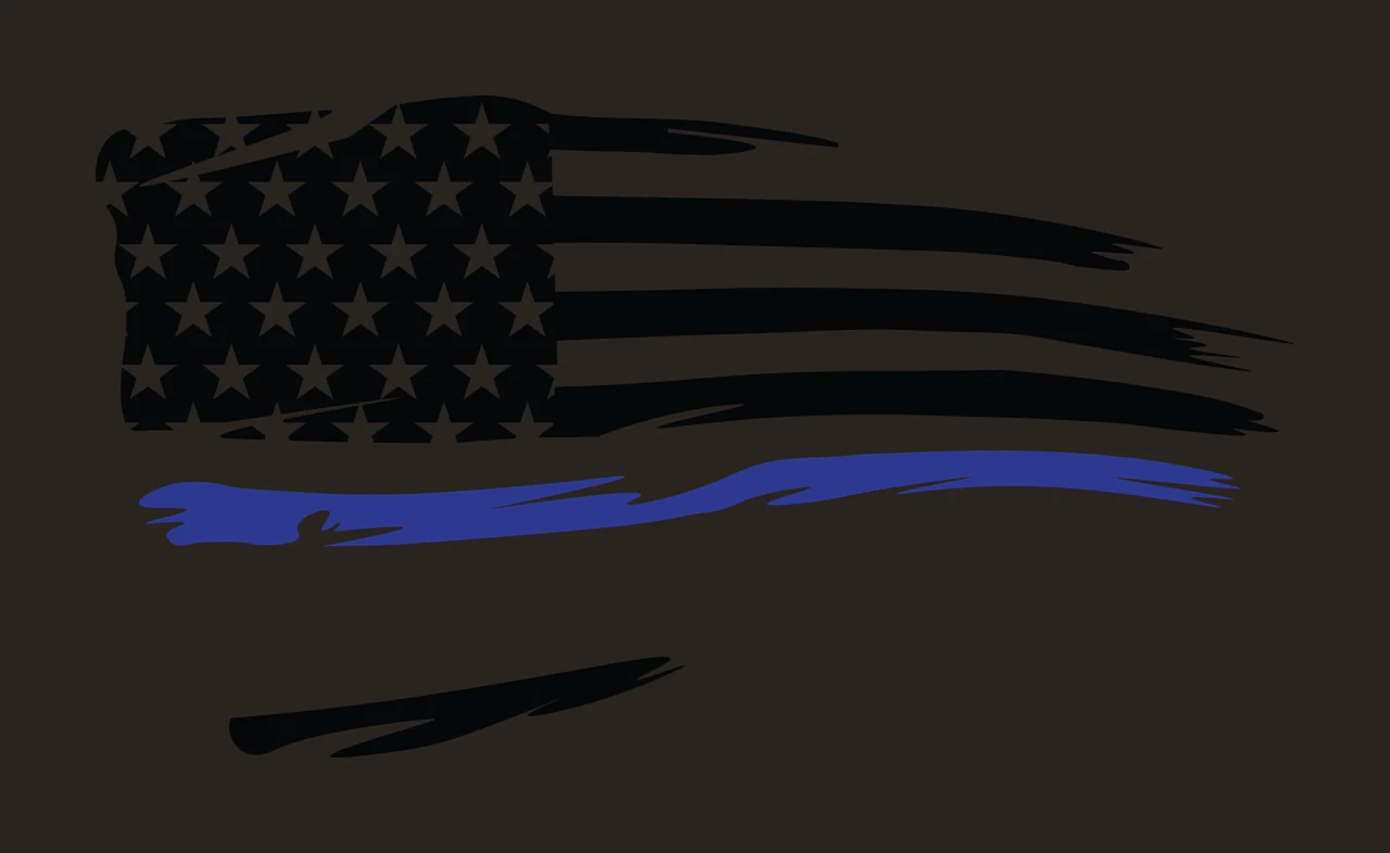 Flag Distressed American Graphic With Horizontal Brush Stroke Waving contrast preview thumbnail
