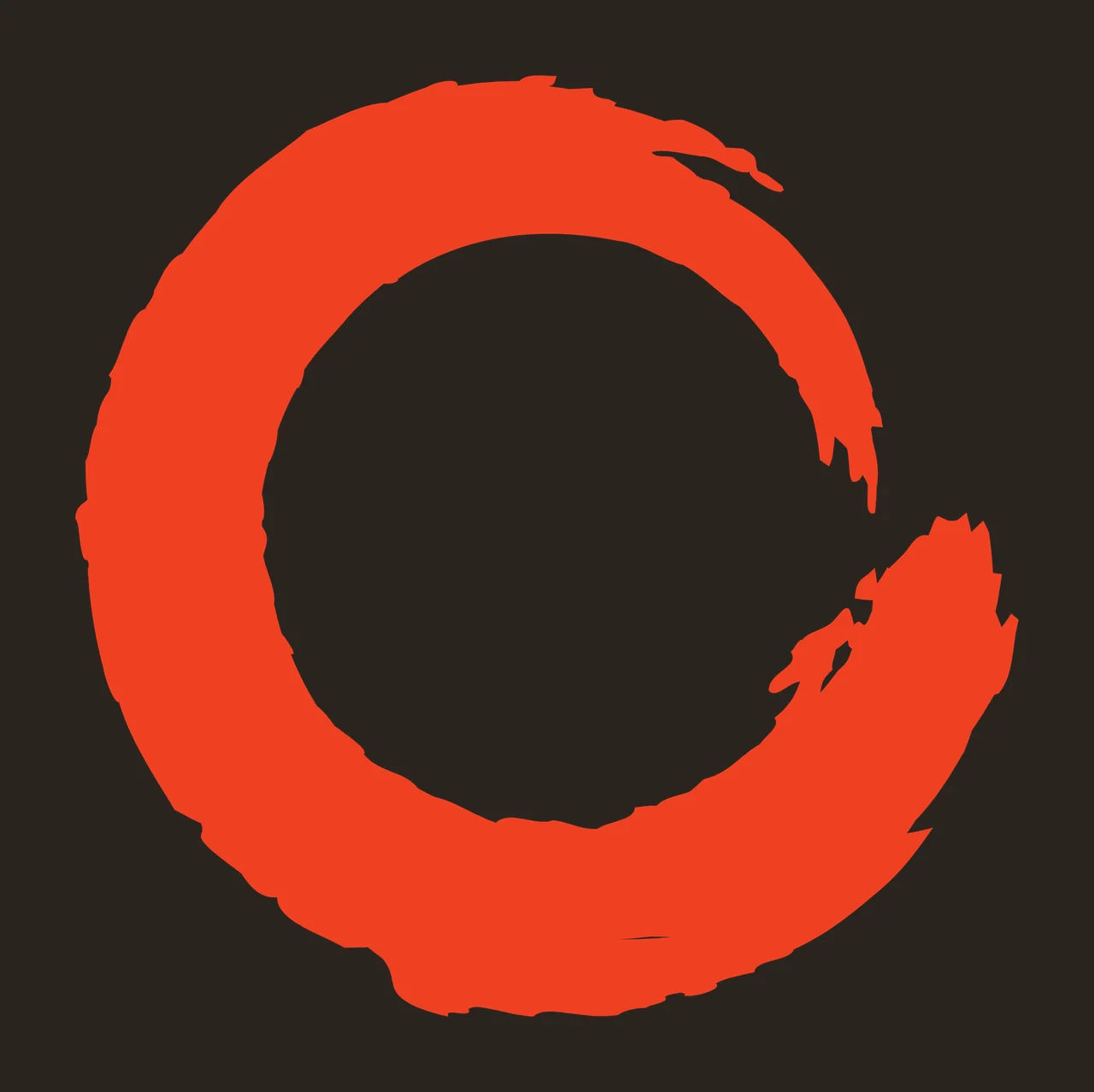 Brush Rough Stroke Circle Shape curving strokes edges abstract contrast preview thumbnail