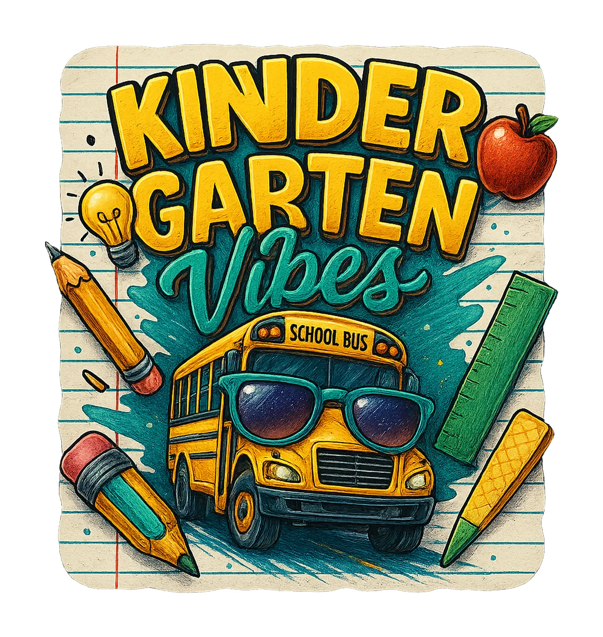 Kindergarten Rex Back To School Designs Kids Shirt Artwork