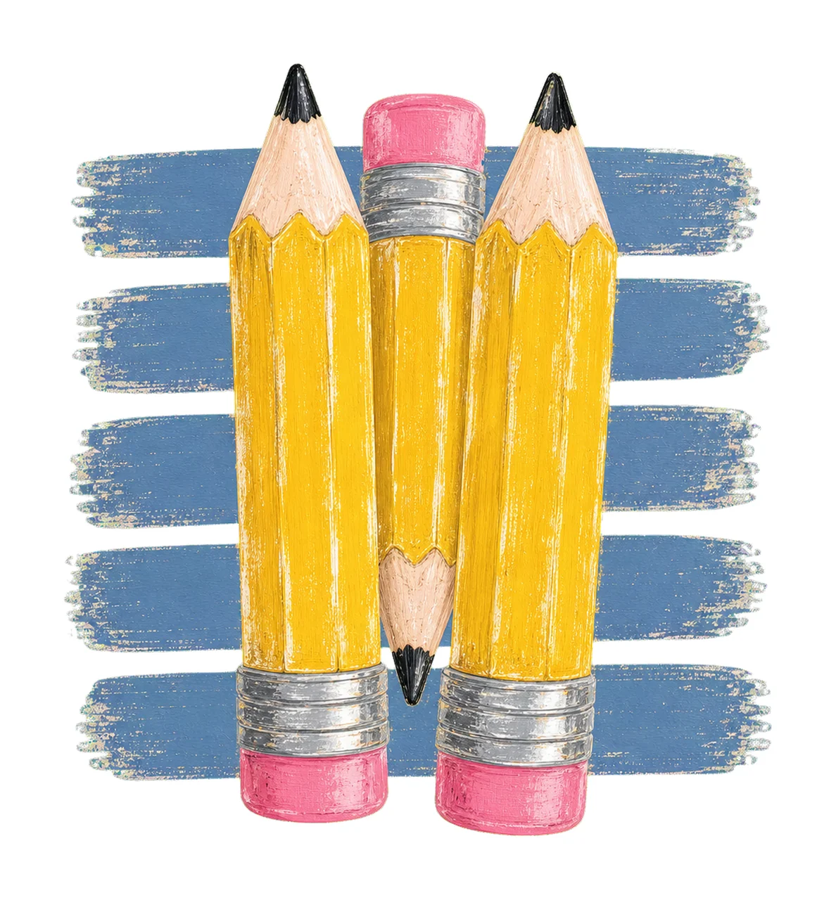 Coastal Pencil Stripes Fall Teacher Mom Teaching Variation F