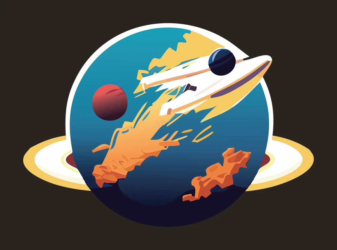 Circular Icon Containing A Boat moving circle waves outline contrast preview thumbnail