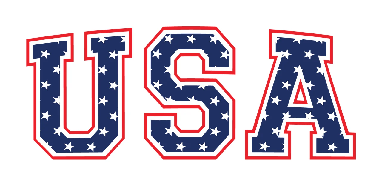 Can Glass Wrap Usa Bold Block Letters