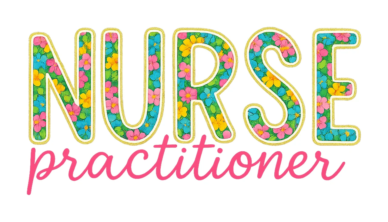 Floral Nurse Practitioner Nurse Life Cute Nurse Design