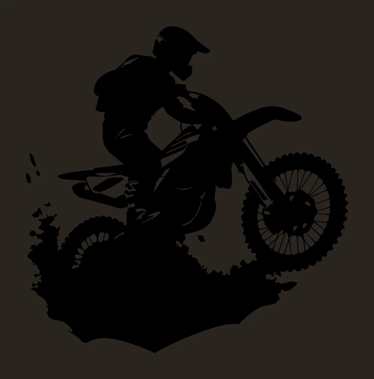 Can Glass Wrap Dirt Bike Jumping With Mud contrast preview thumbnail