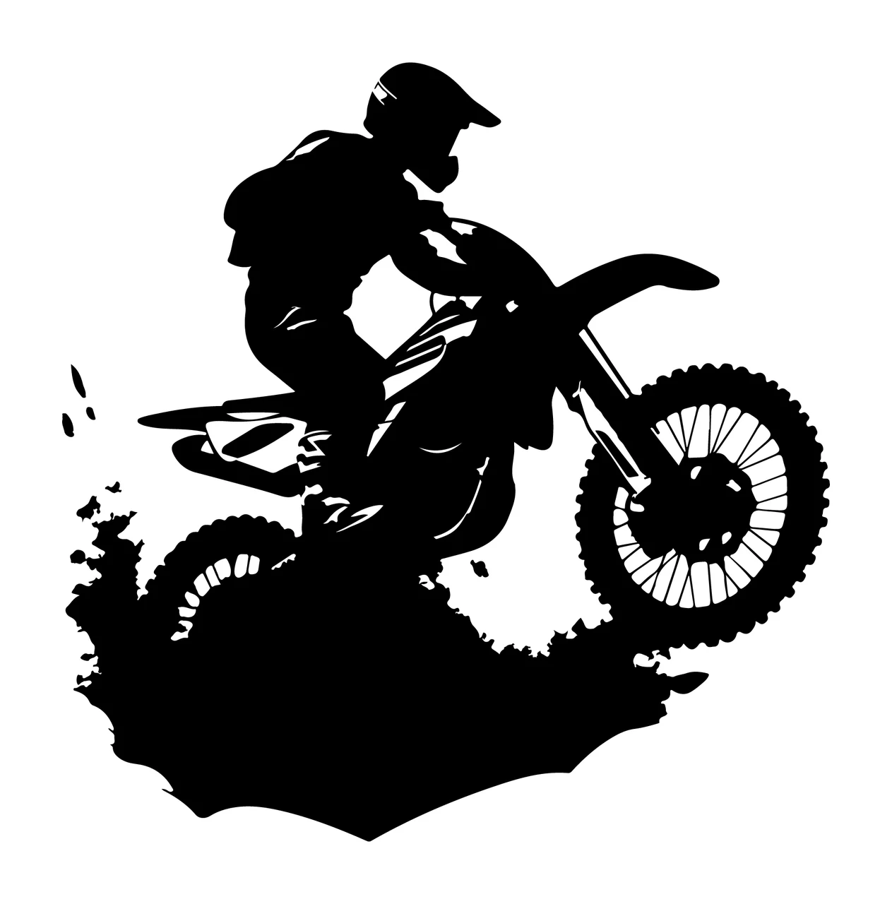 Can Glass Wrap Dirt Bike Jumping With Mud