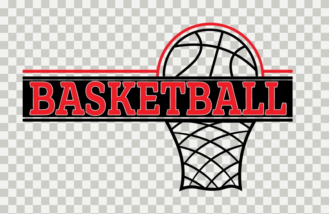 Can Glass Wrap Basketball Hoop With Red transparency and detail preview thumbnail