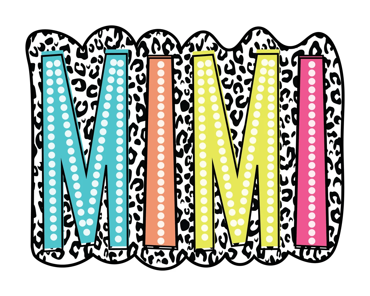 Dark Scalloped Banner Graphic On White border flat black shape