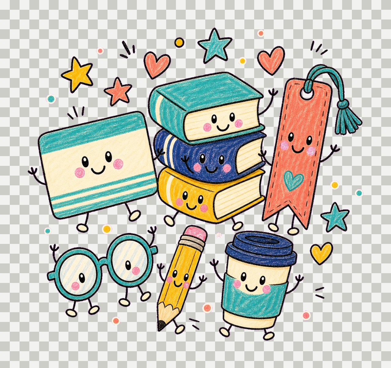 library card sign up 04 cozy crayon sublimation instant transparency and detail preview thumbnail