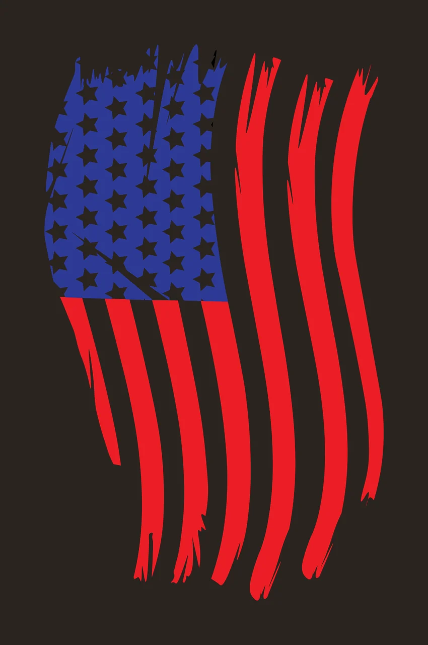 Flag Distressed American Vertical Strip waving stars stripes contrast preview thumbnail