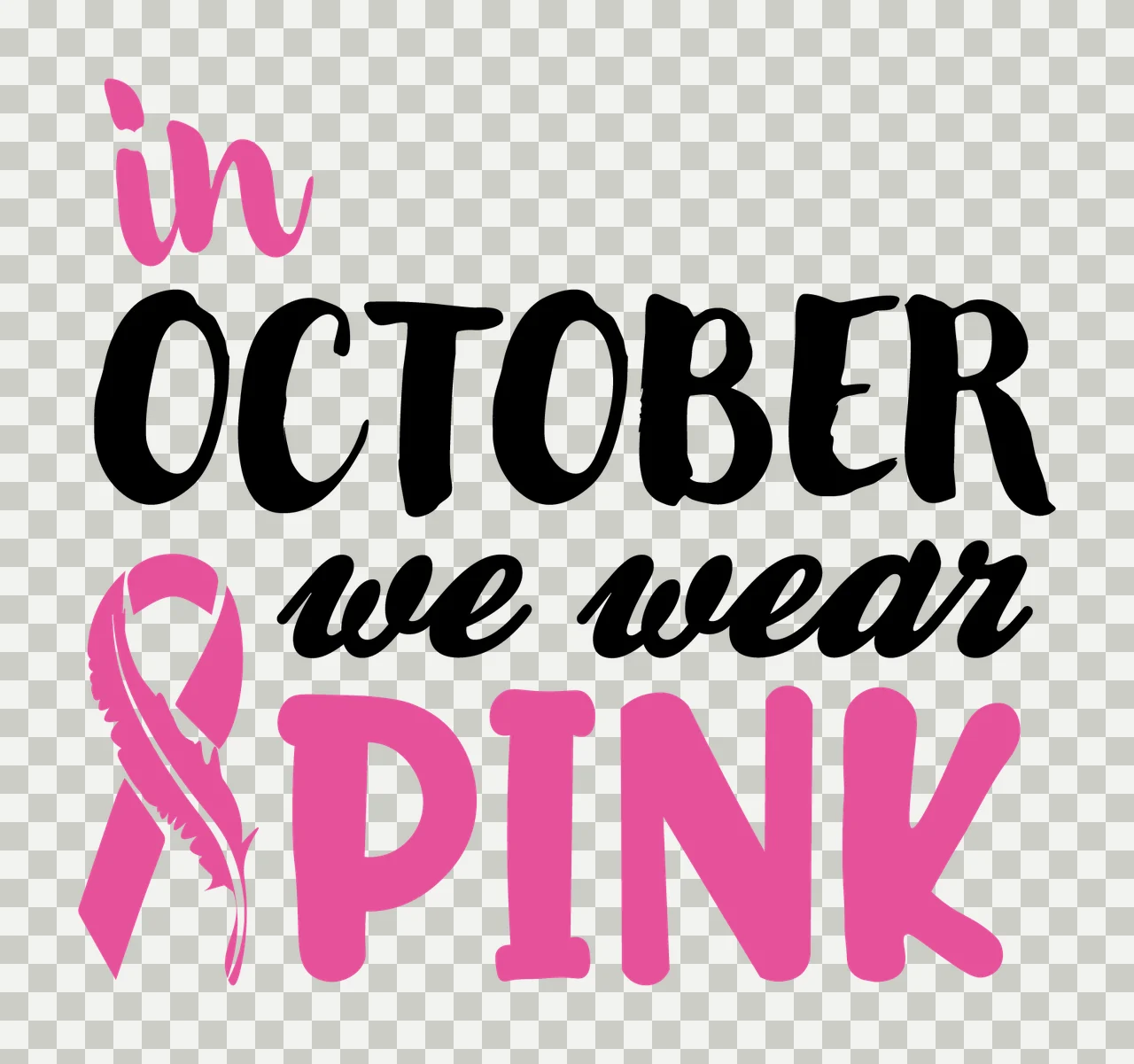 Breast Cancer Update Plus awareness ribbon survivor hope support transparency and detail preview thumbnail