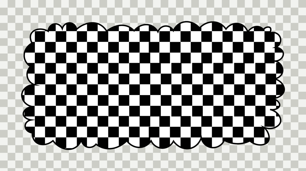 Frame Dalmatian Race Font Doodle Character 01 racing checkered flag transparency and detail preview thumbnail