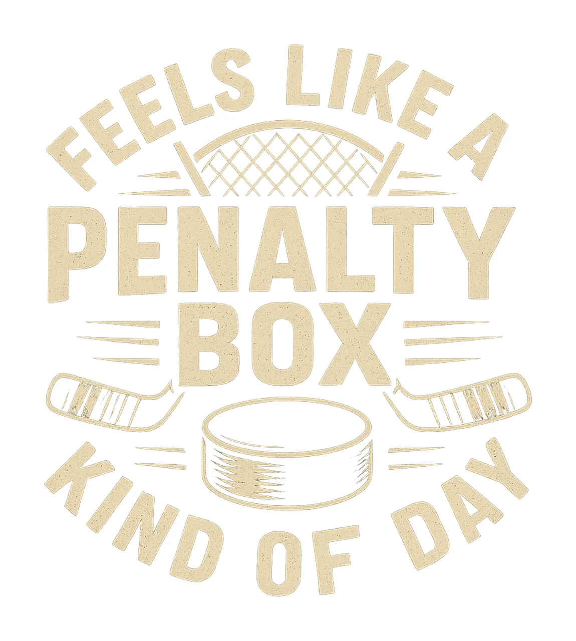 Hockey Gear Sports Design With Puck sticks net typography