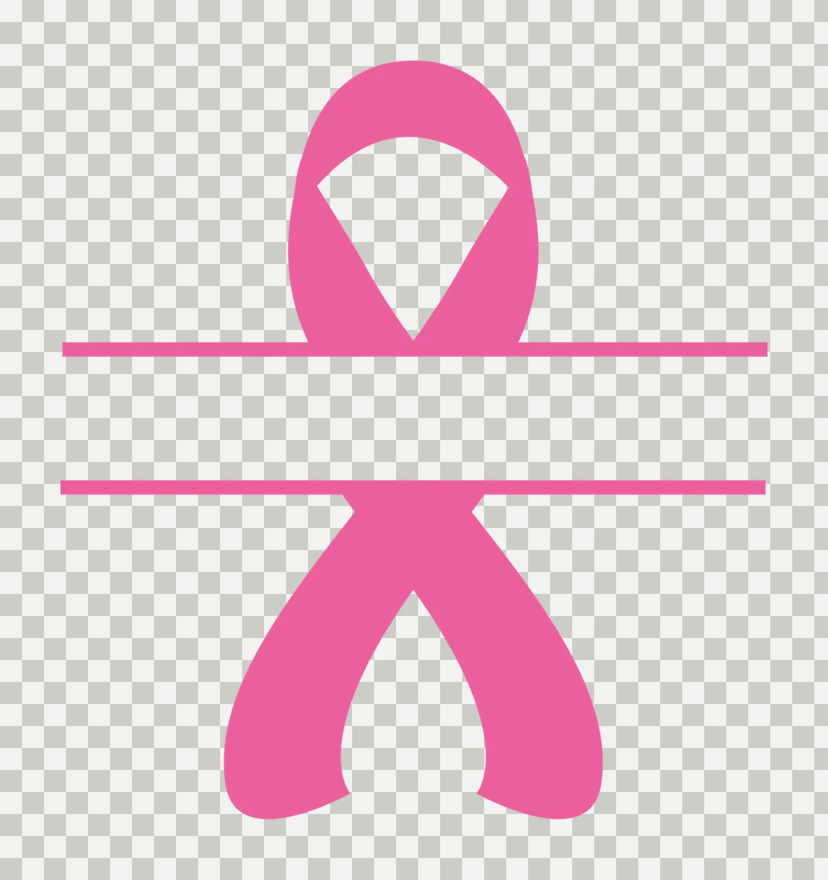Ribbon Awareness Split With Stripe And Gap transparency and detail preview thumbnail