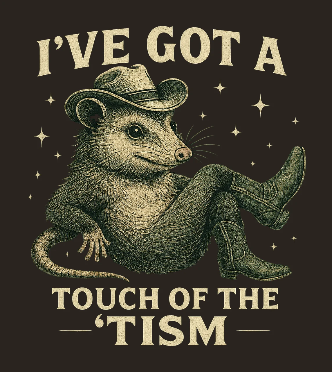 Autism Awareness rat Funny Vintage Design Printable Instant contrast preview thumbnail