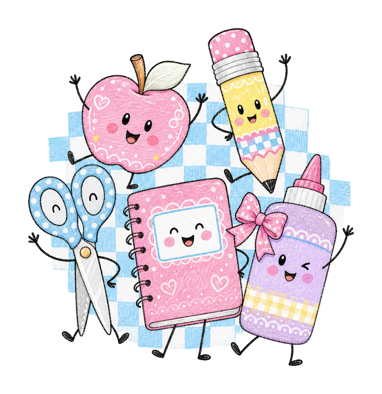 Pink School Doodle Teacher Life Be Kind Teacher Variation A