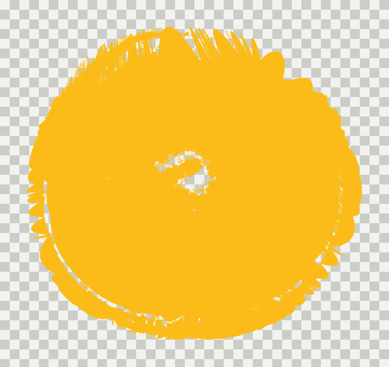 Rough Circular Black Ink Stain circle edges texture distressed transparency and detail preview thumbnail