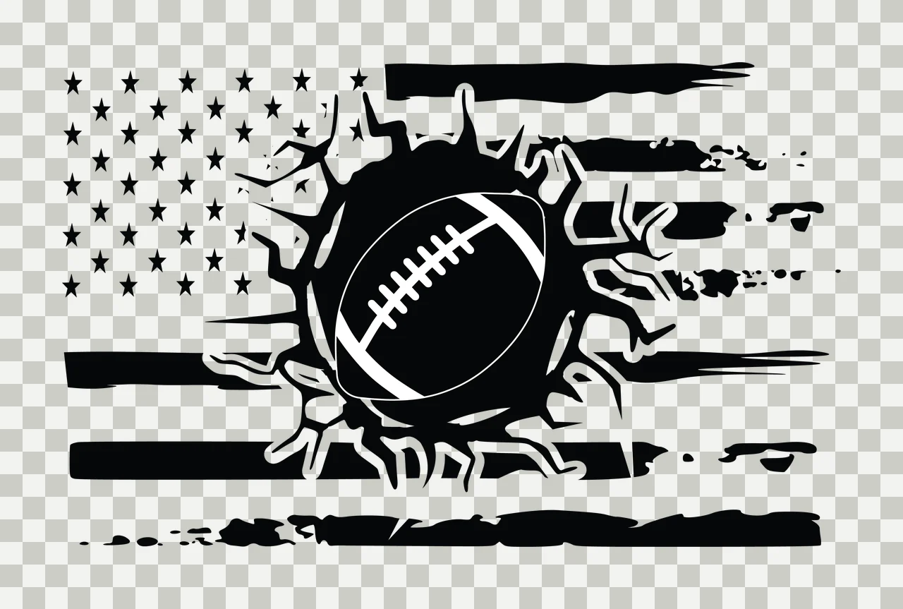 Flag Black Circular Hole In A Distressed Pattern circle stars transparency and detail preview thumbnail