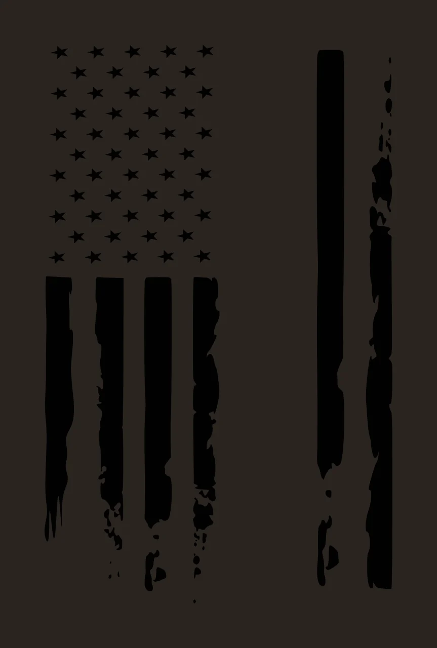 Distressed Flag Pattern With Stars And Vertical Striped stripes contrast preview thumbnail
