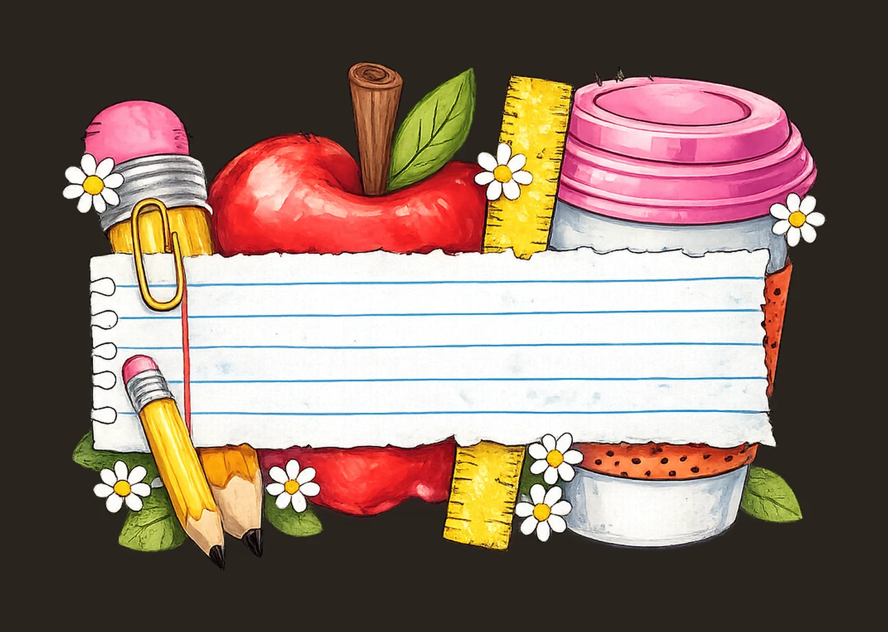 Personalized Teacher Back to School Design Teacher Name contrast preview thumbnail