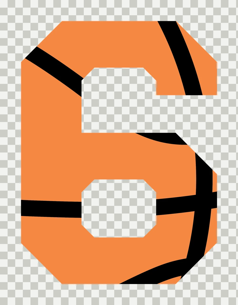 Can Glass Wrap 6 Number Pattern Filling Text transparency and detail preview thumbnail