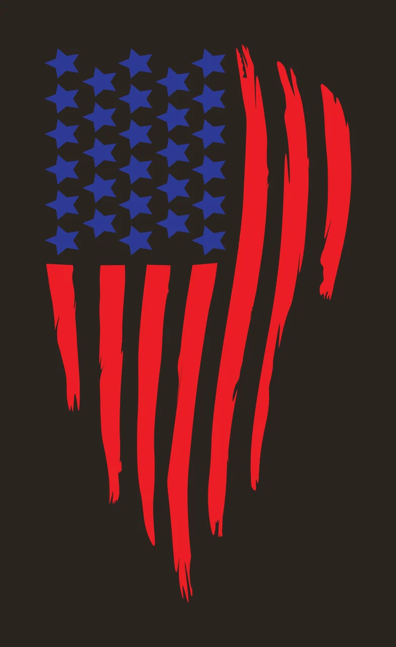 Flag Stars And Stripes Snippet vertical hanging distressed contrast preview thumbnail
