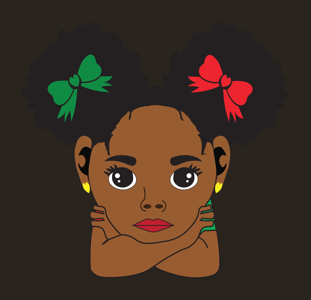 Black Silhouette Of Child Head standing hair plain person contrast preview thumbnail