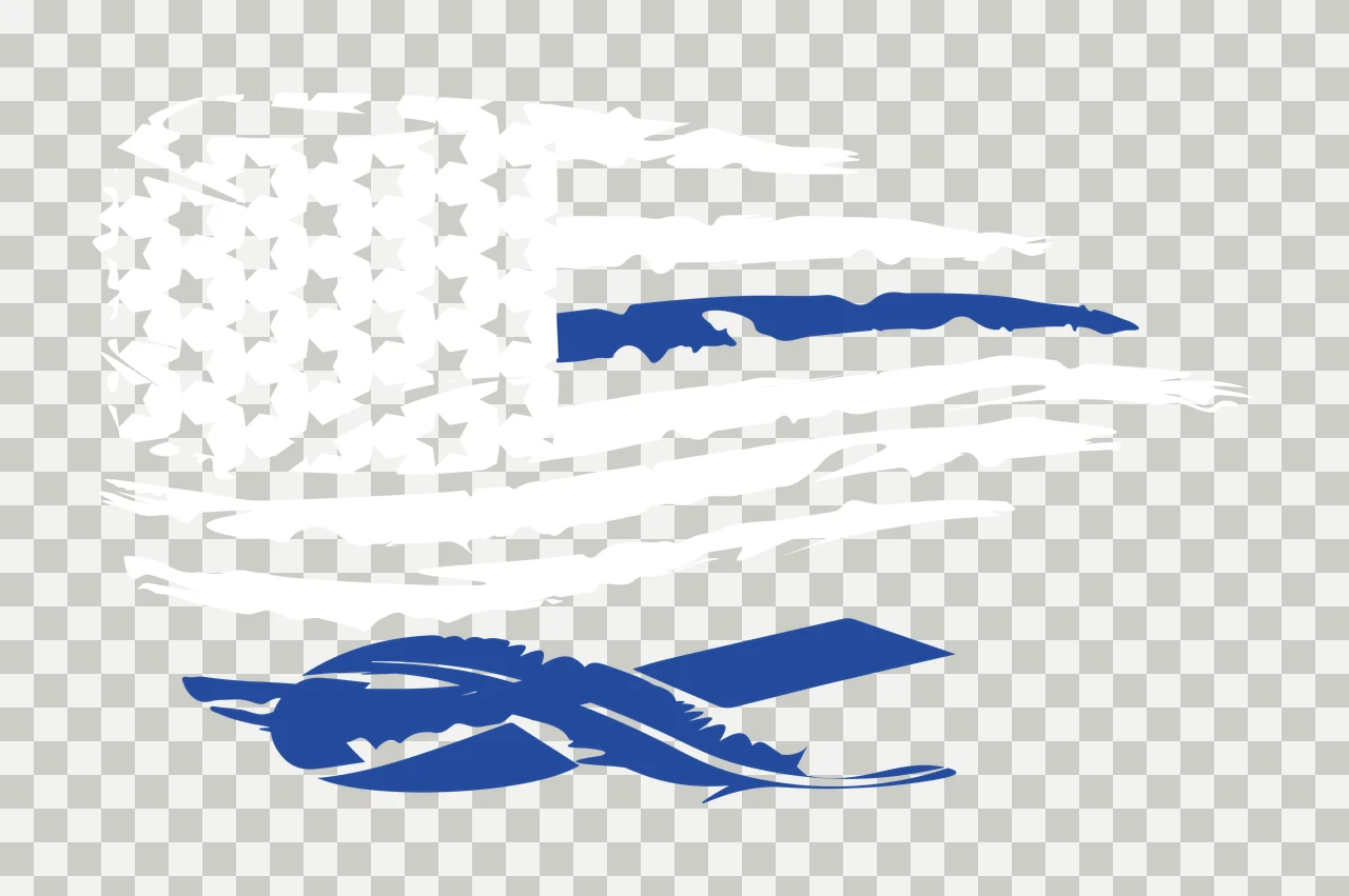 Distressed Flag With Football Icon resting stars and stripes transparency and detail preview thumbnail