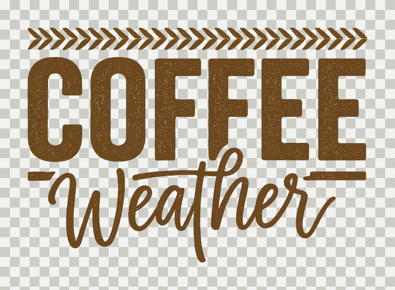Coffee Weather Cozy Fall Shirt Design Coffee Lover Fall transparency and detail preview thumbnail