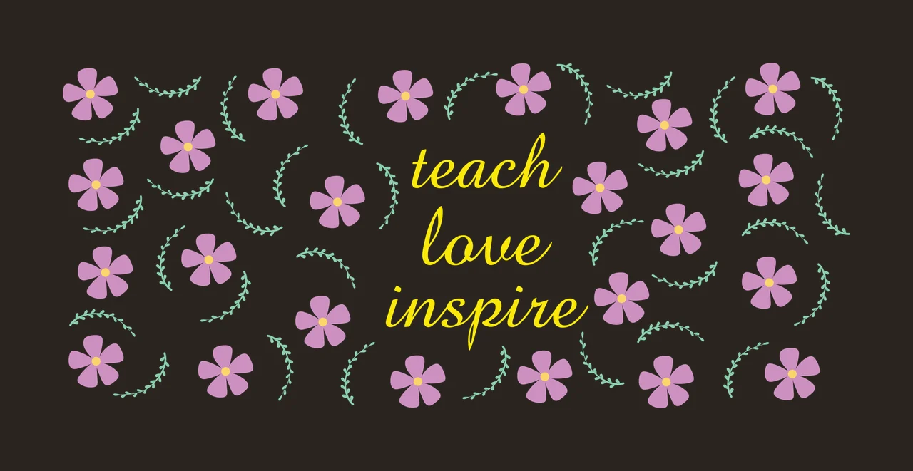 Can Glass Wrap Floral Text Background ornamenting flowers vine curls contrast preview thumbnail